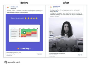 monday.com ads during covid-19