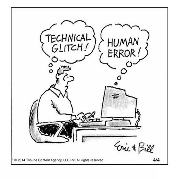 technical glitch or human error